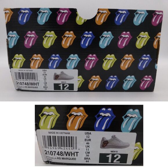 NIB Skechers MN x Rolling Stones: Palmilla - RS Marquee, Size Men's 12 - Picture 4 of 12